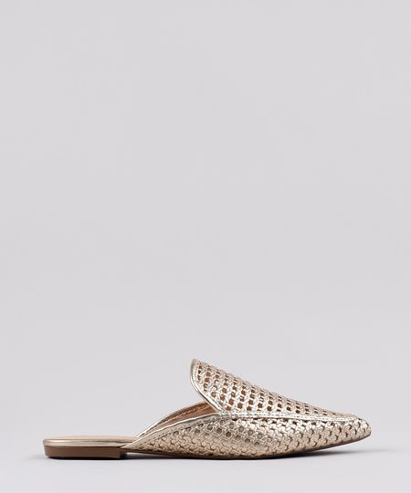Mule-Feminino-Via-Uno-Bico-Fino-Tresse-Metalizado-Dourado-9839514-Dourado_1