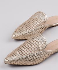 Mule-Feminino-Via-Uno-Bico-Fino-Tresse-Metalizado-Dourado-9839514-Dourado_2