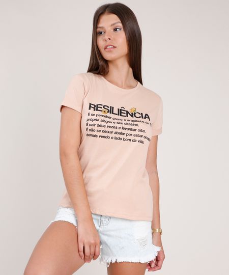 Blusa-Feminina--Resiliencia--Manga-Curta-Decote-Redondo-Bege-9777872-Bege_1