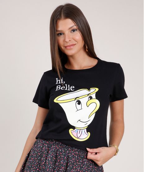Blusa-Feminina-Xicara-Zip-a-Bela-e-a-Fera-Manga-Curta-Decote-Redondo-Preta-9850220-Preto_1