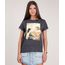 Blusa-Feminina--Vivo-Exausta--Manga-Curta-Decote-Redondo-Cinza-Mescla-Escuro-9850342-Cinza_Mescla_Escuro_1