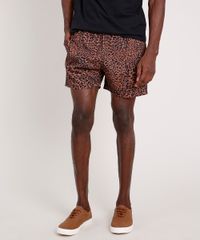 Short-Masculino-Estampado-Animal-Print-Onca-com-Bolsos-e-Cordao-Marrom-9847355-Marrom_1