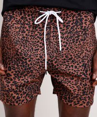 Short-Masculino-Estampado-Animal-Print-Onca-com-Bolsos-e-Cordao-Marrom-9847355-Marrom_2