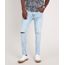 Calca-Jeans-Masculina-Skinny-com-Rasgos-Azul-Claro-9791188-Azul_Claro_1