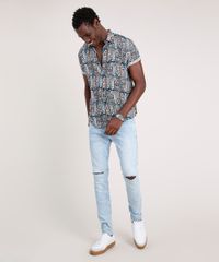 Calca-Jeans-Masculina-Skinny-com-Rasgos-Azul-Claro-9791188-Azul_Claro_3