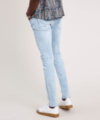 Calca-Jeans-Masculina-Skinny-com-Rasgos-Azul-Claro-9791188-Azul_Claro_4