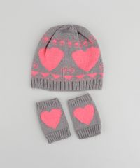 Gorro--Coracao--em-Trico---Luvas-Cinza-Mescla-8490856-Cinza_Mescla_1
