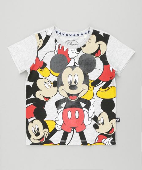 Camiseta-Mickey-Cinza-Mescla-Claro-8548171-Cinza_Mescla_Claro_1