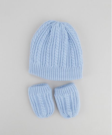 Gorro-em-Trico---Luvas-Azul-Claro-8489954-Azul_Claro_1