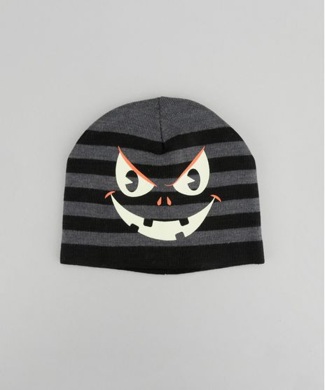Gorro-Listrado-em-Trico-Cinza-8489893-Cinza_1
