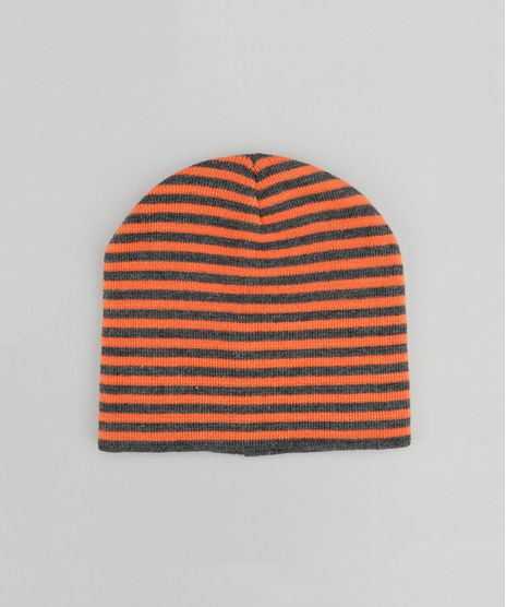 Gorro-Listrado-em-Trico-Laranja-8489884-Laranja_1