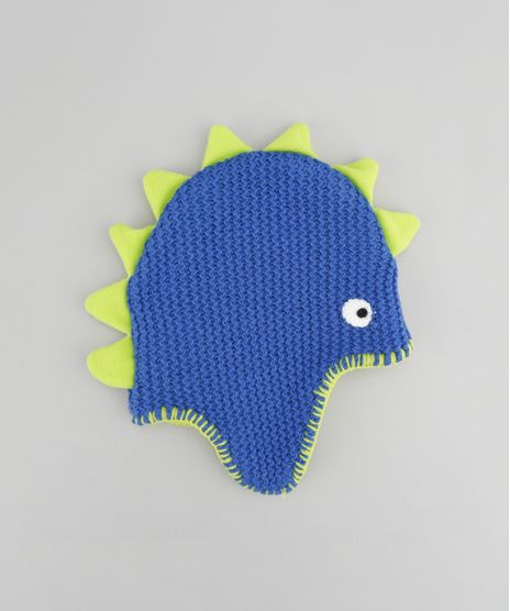 Gorro-Dinossauro-em-Trico-Azul-8489890-Azul_1