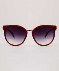 Oculos-de-Sol-Redondo-Feminino-Yessica-Vermelho-9892030-Vermelho_1
