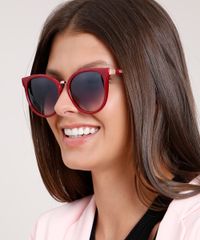 Oculos-de-Sol-Redondo-Feminino-Yessica-Vermelho-9892030-Vermelho_2