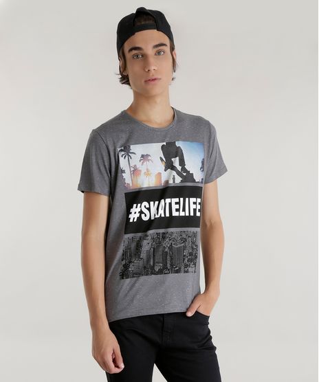 Camiseta-Botone---Skatelife--Cinza-Mescla-8555562-Cinza_Mescla_1