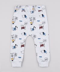 Calca-Infantil-em-Moletom-Estampada-de-Cachorro-com-Bolsos-Cinza-Mescla-Claro-9671655-Cinza_Mescla_Claro_2