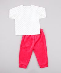 Conjunto-Infantil-Minnie-em-Plush-de-Blusao-Estampado-de-Poa-Branco---Calca--Rosa-9590221-Rosa_2