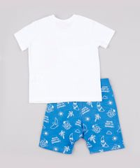 Conjunto-Infantil-Banana-Tropical-de-Camiseta-Manga-Curta-Branca---Short-Estampado-Azul-9671646-Azul_2