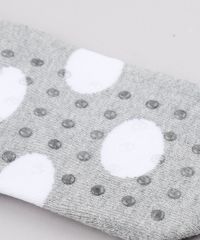 Meia-Sapatilha-Feminina-Estampada-de-Poa-Cinza-Meslca-9856792-Cinza_Meslca_2
