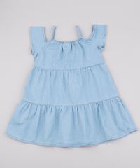 Vestido-Jeans-Infantil-com-Recortes-Decote-Ombro-a-Ombro-Manga-Curta-Azul-Claro-9845745-Azul_Claro_2