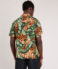Camisa-Masculina-Agua-de-Coco-Tradicional-Estampada-Bananeira-Animal-Print-Onca-Manga-Curta-Caramelo-9727426-Caramelo_2 Camisa-Masculina-Agua-de-Coco-Tradicional-Estampada-Bananeira-Animal-Print-Onca-Manga-Curta-Caramelo-9727426-Caramelo_2