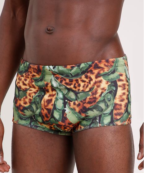 Sunga-Masculina-Agua-de-Coco-Tradicional-Bananeiras-Animal-Print-Onca-Protecao-UV50--Caramelo-9724329-Caramelo_1