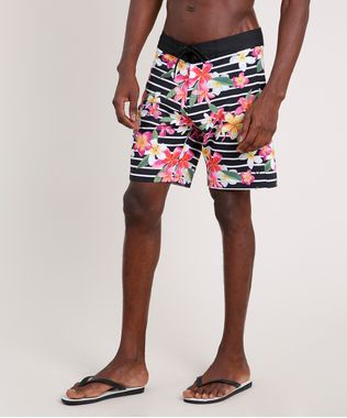 Bermuda-Surf-Masculina-Triya-Listrada-Floral-Preta-9752103-Preto_1