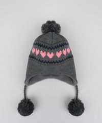 Gorro-em-Trico-Estampado-de-Coracoes-Cinza-Mescla-Escuro-8490844-Cinza_Mescla_Escuro_1 Gorro-em-Trico-Estampado-de-Coracoes-Cinza-Mescla-Escuro-8490844-Cinza_Mescla_Escuro_1