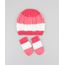 Kit-de-Gorro---Par-de-Luvas-em-Trico-Listrado-Rosa-8490865-Rosa_1