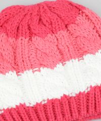 Kit-de-Gorro---Par-de-Luvas-em-Trico-Listrado-Rosa-8490865-Rosa_3