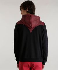 Blusao-Homem-Aranha-em-Moletom-de-Algodao---Sustentavel-Preto-8470834-Preto_2