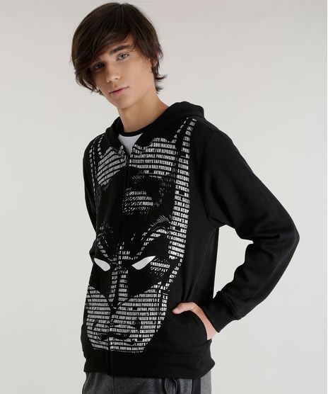 Blusao-Batman-em-Moletom-de-Algodao---Sustentavel-Preto-8470767-Preto_1