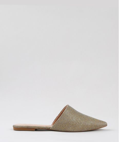 Mule-Feminino-Via-Uno-Bico-Fino-com-Brilho-e-Lurex-Dourado-9837626-Dourado_1