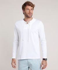 Bata-Masculina-com-Amarracao-Manga-Longa-Gola-V-Branca-9650618-Branco_1