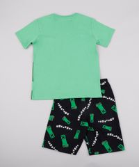 Pijama-Infantil-Minecraft-Manga-Curta-Verde-9762482-Verde_2