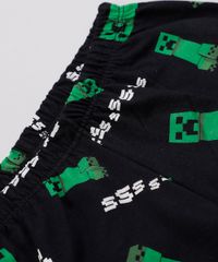 Pijama-Infantil-Minecraft-Manga-Curta-Verde-9762482-Verde_4