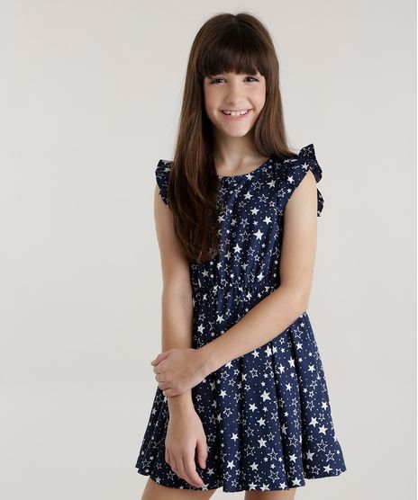 Vestido-Estampado-de-Estrelas-Azul-Marinho-8439853-Azul_Marinho_1