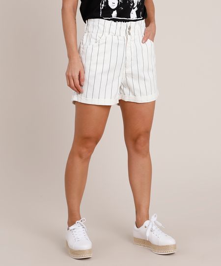 Short-de-Sarja-Feminino-Clochard-Cintura-Super-Alta-Estampado-Risca-de-Giz-Off-White-9832540-Off_White_1