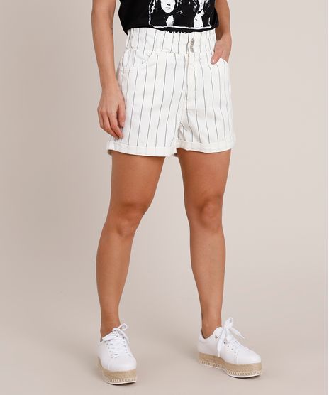 Short-de-Sarja-Feminino-Clochard-Cintura-Super-Alta-Estampado-Risca-de-Giz-Off-White-9832540-Off_White_1