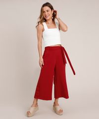 Calca-Feminina-Pantacourt-com-Faixa-Vermelho-9843746-Vermelho_3