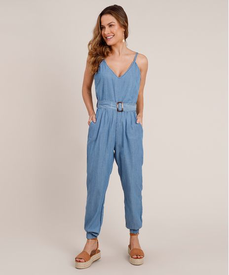 Macacao-Jeans-Feminino-Jogger-com-Cinto-Alca-Fina-Azul-Medio-9833552-Azul_Medio_1
