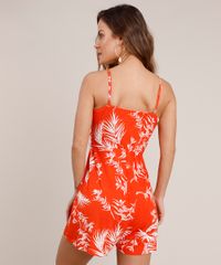 Macaquinho-Feminino-Estampado-de-Folhagem-com-No-Alca-Fina-Laranja-9706151-Laranja_2