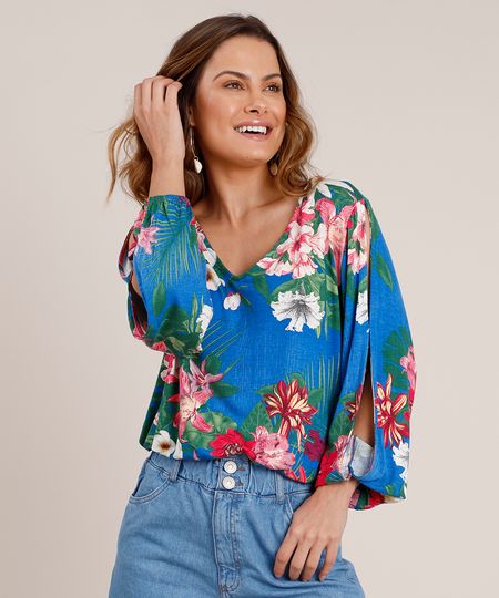 Blusa-Feminina-Open-Shoulder-Estampada-Floral-Manga-Longa-Decote-V-Azul-Royal-9706153-Azul_Royal_1 Blusa-Feminina-Open-Shoulder-Estampada-Floral-Manga-Longa-Decote-V-Azul-Royal-9706153-Azul_Royal_1