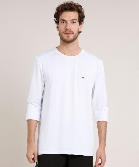 Camiseta-Masculina-Esportiva-Ace-Manga-Longa-Gola-Careca-com-Protecao-UV50--Branca-9833523-Branco_1