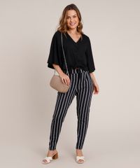 Calca-Feminina-Carrot-Listrada-com-Bolso-Preta-9860128-Preto_3