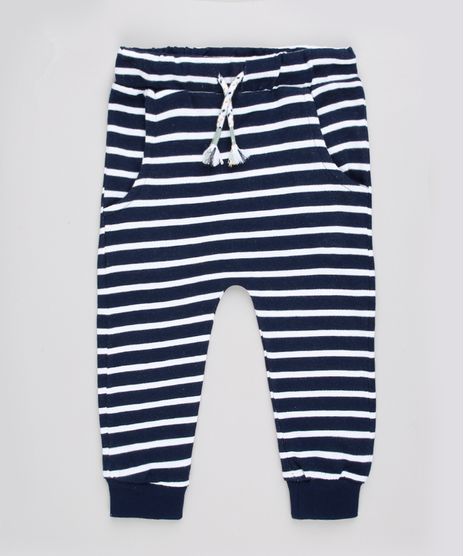 Calca-Infantil-em-Moletom-Listrada-com-Cordao-Azul-Marinho-9671656-Azul_Marinho_1