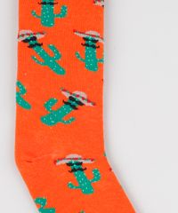 Meia-Masculina-Cano-Alto-Estampada-de-Cacto-Laranja-9636360-Laranja_2
