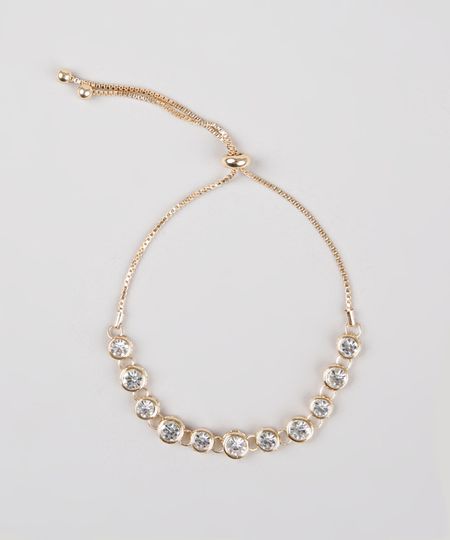 Pulseira-Feminina-com-Pedras--Dourado-9761517-Dourado_1