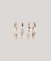 Kit-de-4-Aneis-Femininos-Folheados-com-Coracao-Dourado-9775792-Dourado_3