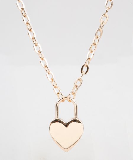 Colar-Feminino-com-Pingente-de-Coracao-Cadeado-Dourado-9649998-Dourado_1 Colar-Feminino-com-Pingente-de-Coracao-Cadeado-Dourado-9649998-Dourado_1